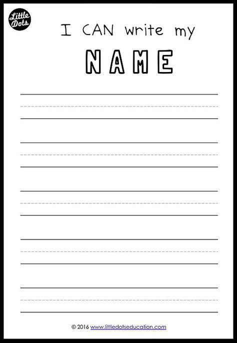 My Name Worksheet, I Can Write My Name, Writing Practice Preschool, Kertas Kerja Prasekolah, Aktiviti Tadika, Write My Name, Name Writing Practice, Preschool Names, Aktiviti Kanak-kanak