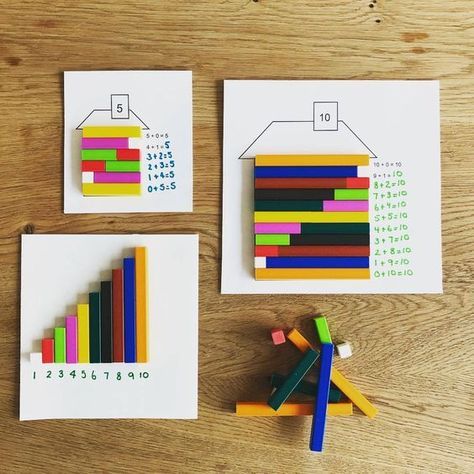 Cuisenaire Rods Activities, 1st Grade Math Centers, Cuisenaire Rods, Teaching Mathematics, Math Manipulatives, Montessori Math, Math Lesson Plans, Singapore Math, Math Strategies