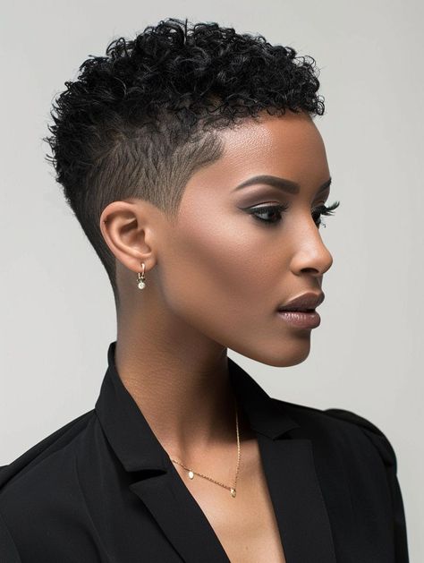 Elegant & Quick Short Haircut Ideas for Black Women Black Ladies Short Haircut, Short Feminine Haircut Black Women, Short Haircut Women Black Woman, Short Hairstyle Women Fade, Black Woman Fade Haircut, Blonde Low Cut Black Women, Short Haircut Black Woman, Short Hair For Black Women Natural, Short Cut For Thinning Hair