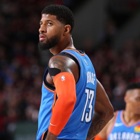 Paul George: Couldn't Lift My Shoulder 4 Days Before Thunder vs. Blazers Game 1 #Basketball #BreakingNews #NBA Paul George Haircut, Paul George Nba, Nba Edits, Black Man Haircut Fade, Russel Westbrook, Lebron Kobe Jordan, Shoulder Injury, Black Bob Hairstyles, Derrick Henry