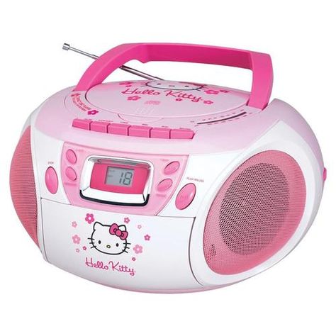 Hello Kitty CD player Hello Kitty Merchandise, Hello Kitty House, Small Icons, Boom Box, Ios Phone, Homescreen Iphone, Cassette Player, Hello Kitty Items, Edit Icon