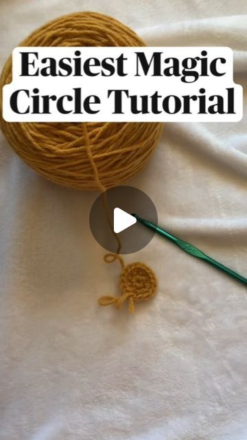 A'Medice | House of Knitwear on Instagram: "Try the Easiest Magic Circle Tutorial 💯

Also, If you're new to this shop, make sure to visit my shop link in Bio ☝️✨

#knitwearshop #crochetersofinstagram #knittingjourney #knittingpattern #guide #howtoguide #patterndesign #knitweardesigner #smallbusiness #womenempowerment #womeninbusiness #womensupportingwomen #knittersgonnaknit #growingin2024 #growth #instagood #innerchildhealing #knittingpattern #tutorial #lesson #crochetshop" Magic Circle Crochet Tutorial Videos, How To Make A Magic Circle In Crochet, Magic Circle Crochet Tutorial, Magic Circle Tutorial, Crochet Magic Circle, Crochet For Dummies, Crochet Hacks, Magic Circle Crochet, Circle Crochet