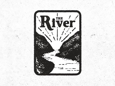 The River Brewery Logo Design, River Logo, Diy Postcard, Business Graphics, Lino Art, Minimalist Luxury, Beer Logo, Retro Logo, Luxury Logo