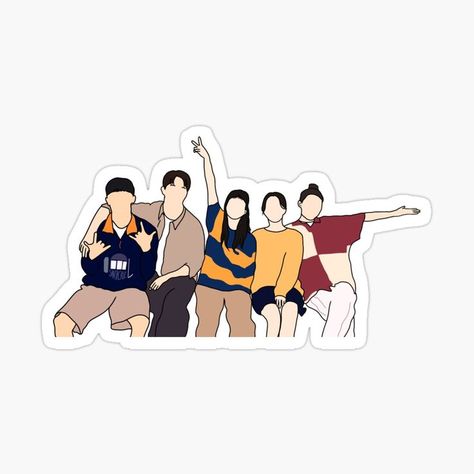 taeyang squad on beach trip! #naheedo #koyurim #baekyijin #moonjiwoong #seungwan #2521 #twentyfivetwentyone #kimtaeri #namjoohyuk #bona #kdrama #netflix 2521 Stickers Kdrama, Twenty Five Twenty One Sticker, 2521 Drawing, Kdrama Stickers Printable, 2521 Kdrama, Kdrama Stickers, Funny Laptop Stickers, Twenty Five Twenty One, Work Stickers