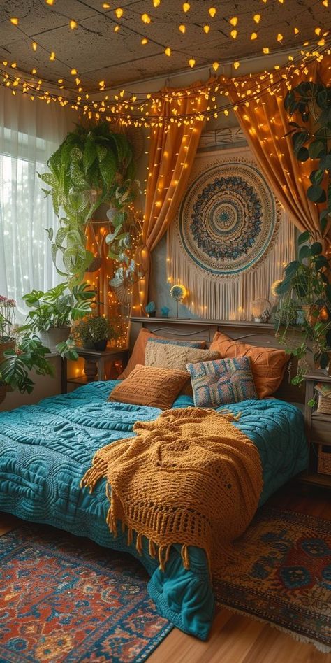 Bedroom Ideas Inspiration, Bohemian House Decor, Boho Style Bedroom, Hippy Room, Bohemian Room, Design Philosophy, Eclectic Bedroom, Boho Room Decor, Deco Retro