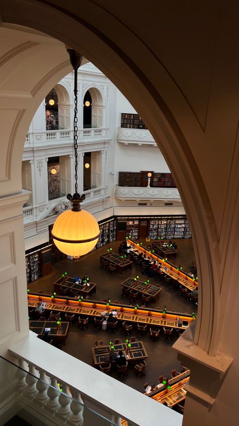 library Melbourne Victoria Australia, Melbourne Coffee Aesthetic, Melbourne State Library, State Library Victoria, Australia University Aesthetic, Australia Winter Aesthetic, Canberra Aesthetic, Melbourne University Aesthetic, Australia Melbourne Aesthetic