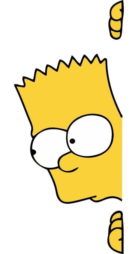 Simpson Drawings Easy, Easy Simpsons Painting, Bart Simpson Art Drawings, Simpson Doodle, Lisa Simpson Drawing, Simpson Graffiti, Homer Simpson Drawing, Simpson Painting, Bart Simpson Drawing