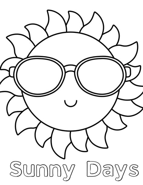 The sun is a bright and cheerful object that brings light and warmth to our world. We would exist without it and it impacts so much of our daily lives. The sun is also a popular subject for crafts, decor, inspiration, coloring and more. Our next set of coloring pages celebrates this bright light in the sky and everything about it. Print these free sun coloring pages for kids and adults for your family to enjoy. Sun Coloring Pages Free Printable, Sunshine Coloring Pages, Rainbow Coloring Sheet, Kids Colouring Printables, Printable Sun, Sun Template, Sun Coloring Pages, Diy Baby Room Decor, Beach Coloring Pages