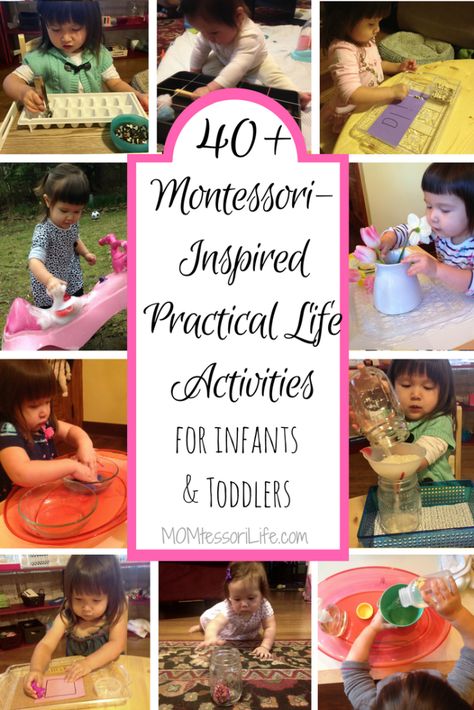 Practical Life Activities For Toddlers, Montessori Practical Life Activities, Activities For Infants, Teach Writing, Montessori Parenting, Life Activities, Diy Montessori, Practical Life Activities, Montessori Lessons