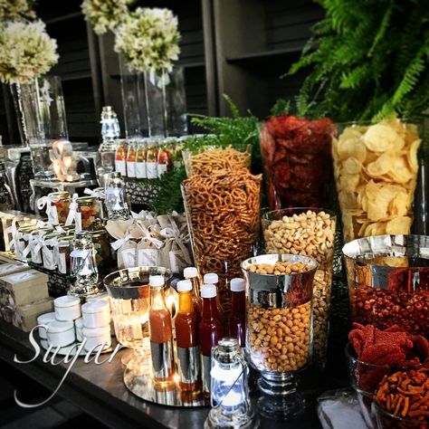 Candy Table Ideas Wedding Dessert Buffet, Dessert Table Ideas 21st Birthday, Salty Table Party Ideas, Wedding Mexican Candy Table, 40th Dessert Table Ideas, School Dance Food Table, Snack Table Ideas Party Wedding, Dessert Candy Table Ideas, Snacks Table Wedding