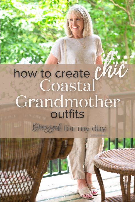 Grandma Beach Outfit, Florida Resort Outfits, Beach Grandma Aesthetic Outfits, Fall Beach Outfits What To Wear, Coastal Grandma Style Outfits, Grandma Coastal Fashion, Coastal Grandmother Summer Outfits, Coastal Outfits Women, Coastal Fall Outfits