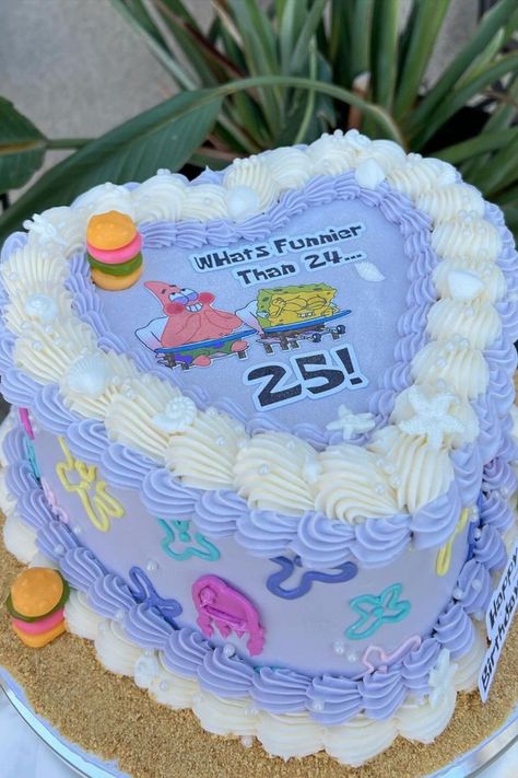 My daughter is celebrating her 25th birthday this month and these were the best 25th birthday cake ideas i’ve seen. I’m sure she will love these 25th birthday cake ideas for her! Quarter Century Birthday Cake, Best Friend Birthday Cakes, Cake Colors Ideas, Birthday Themes For 25th Birthday, Husbands 25th Birthday Ideas, Funny 24th Birthday Cake, 24 Cake Ideas, 25 Cake Ideas, Funny 23 Birthday Cake