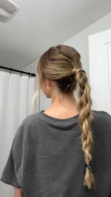 ZOEY BARNUM // ST GEORGE UT & MESQUITE NV HAIRSTYLIST on Instagram: "rope braids on rope braids on rope braids!!😍 such a simple style that looks so complicated! make people think you put a lot of effort into your hair but you really just put it in a ponytail and twisted it a couple times🤪 #hairstyle #hairstyles #hairstyletutorial #hairtutorial #hairinspo #hairinspiration #hair #hairstylist #hairstylistlife #stghairstylist #stgeorgeutahhairstylist #hairstlistproblems #hairgoals #hairideas #stgeorgehair #stgeorgehairstylist #stgeorgehair #stgeorgehairstylist #stgeorgehairsalon #utahhair #holidayhair #holidayhairstyle #viralstyle #hairhacks #hairstyleinspo #easyhairstyles" Rope Twist Ponytail, Rope Braid Hairstyles, Hairstyles For Dirty Hair, Twist Braid Tutorial, Hair Braid Ponytail, Rope Twist Braids, Simple Braids, Rope Braided Hairstyle, Rope Braids