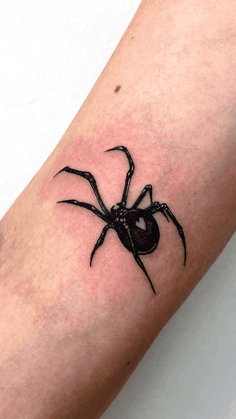 Spider Tattoo Design Images (Spider Ink Design Ideas) 96 Tattoo, Spider Tattoo Design, Spider Tattoos, Tattoo Design Simple, Web Tattoo, Sharpie Tattoos, Spider Tattoo, Stomach Tattoos, Knee Tattoo