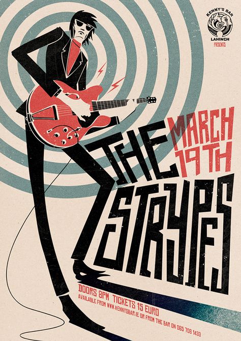 The Strypes on Behance 90s Music Poster Design, Pop Art Music Posters, Band Poster Illustration, Cool Concert Posters, 50s Music Posters, Retro Music Poster Design, Concert Poster Illustration, Oktoberfest Poster Design, Graphic Poster Art Music