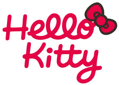 . Sanrio Clipart, Xoxo Background, Hello Kitty Kimono, Hello Kitty Logo, Hello Kitty Stickers, Hello Kitty Clipart, Hello Word, Name Tag Design, Hello Sanrio
