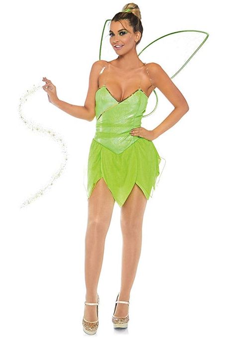 Ready to Make Some Magic? These 100+ Disney Halloween Costumes For Adults Do All That and More Lobster Costume, Pixie Costume, Fairy Wings Costume, Fairy Theme Party, Tinker Bell Costume, Wonderland Costumes, Disney Halloween Costumes, Clueless Outfits, Wings Costume