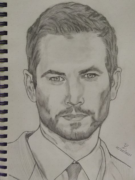 Fast & Furious Paul Walker, Cars, Fast And Furious Sketch, Fast Furious, Fast And Furious, Drawing Ideas, Sketch, Male Sketch, Drawings