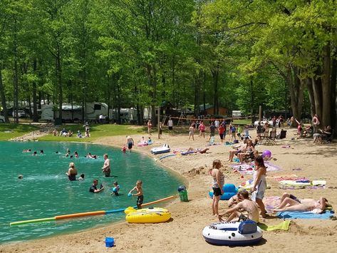 New KOA Campgrounds You Need to Visit in 2021 | KOA Camping Blog Best Koa Campgrounds, Michigan Campgrounds, Koa Camping, Michigan Camping, Koa Campgrounds, Outdoor Movie Theater, Midwest Region, Camping Sites, Tent Site