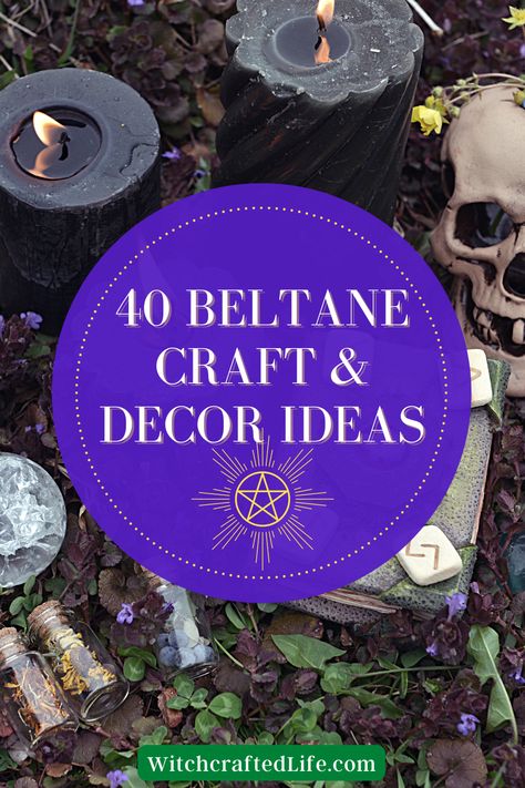 40 Fantastic Beltane Crafts, DIY Projects, and Décor Ideas for May 1st | Witchcrafted Life Beltane Crafts, Pagan Decor, Wiccan Crafts, Pagan Crafts, Traditional Witchcraft, Wiccan Decor, Crafts Diy Projects, Witch Diy, Aesthetic Garden