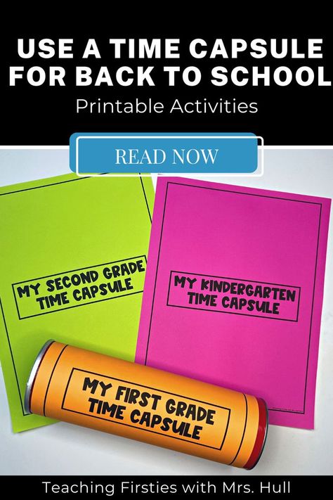 You’re going to want to have activities to get to know your students, but you also want them to be meaningful and a way to build relationships with students. After this video, you’ll have some classroom time capsule ideas that are perfect for back to school. Kindergarten Time Capsule Ideas, Kindergarten Time Capsule, Back To School Time Capsule, Build Relationships With Students, Time Capsule Ideas, Elementry School, Build Classroom Community, Get To Know Your Students, Classroom Goals