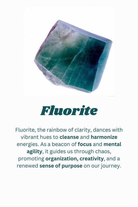 polished fluorite Flourite Stone Aesthetic, Flourite Stones Meaning, Rainbow Flourite Benefits, Flourite Meaning Crystals, Fluorite Crystal Meaning, Crystal Grimoire, Crystals 101, Crystals Fluorite, Earth Medicine