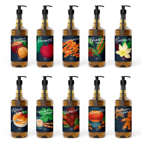 Agrana on Packaging of the World - Creative Package Design Gallery Syrup Bottle Design, Syrup Label Design, Syrup Packaging Design, Syrup Packaging, Hot Sauce Packaging, Sauce Packaging, Syrup Labels, Label Ideas, Syrup Bottle