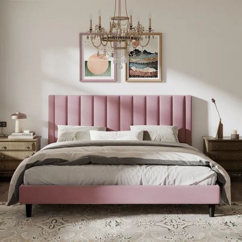 Sonoma Velvet Upholstered Bed with Tufted Headboard Full Size Storage Bed, Upholstered Sleigh Bed, Wingback Bed, Velvet Upholstered Bed, Peaceful Sleep, Color Frame, Velvet Bed, Bed With Drawers, Colour Changing