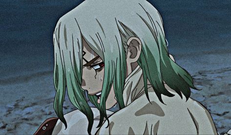 Senku Ishigami Hair Down, Hair References Drawing, Senku Ishigami, Stone World, Dr Stone, Dr. Stone, Anime Baby, Body Drawing, Hair Reference