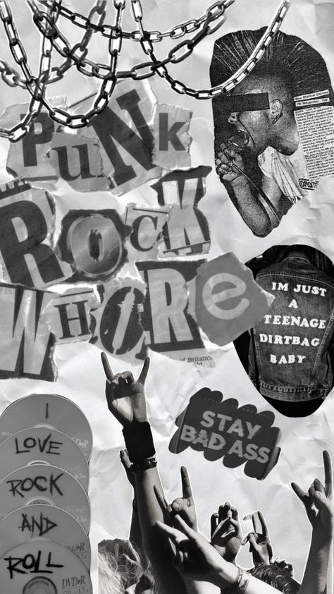 #punk #punkrock #blackandwhite #collage #moodboard #punkaesthetic #aesthetic Punk Core Wallpaper, Emo Punk Aesthetic Wallpaper, Rock Punk Wallpaper, Punk Background Aesthetic, Punk Rock Moodboard, Modern Punk Aesthetic, Punk Core Aesthetic, Punk Rock Background, Punk Pop Aesthetic