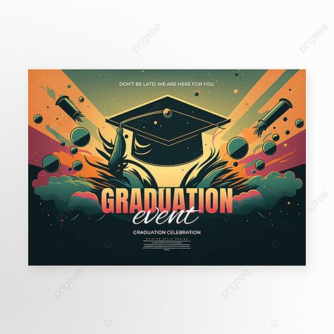 doctor hat cartoon style graduation ceremony poster Graduation Pubmat, Graduation Poster Design, Graduation Background, Background Graduation, Hat Cartoon, Selfie Frame, Graduation Poster, Ad Poster, Event Poster Design