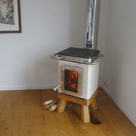 Wood Stove On Screened Porch, Mini Wood Stove Fireplace, Grizzly Cubic Mini Wood Stove, Tiny House Wood Burning Stove, Soapstone Stoves Wood Burning, She Shed With Wood Stove, Wood Stove Surround Wall, Wood Stove Makeover, Small Wood Stoves