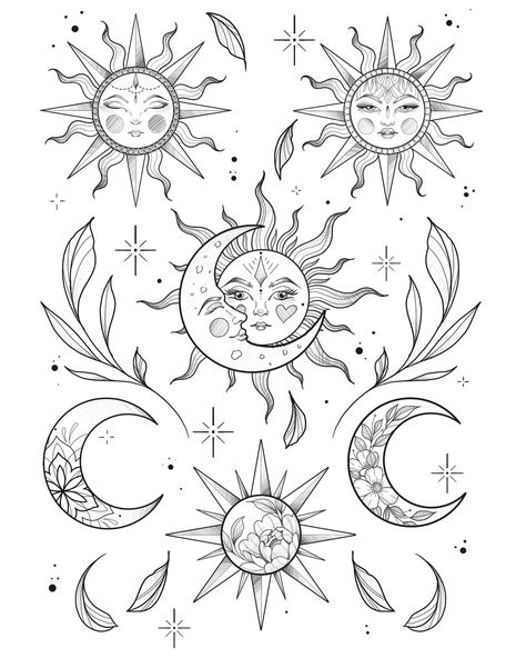 All Posts • Instagram Sun And Words Tattoo, Wave Moon Sun Tattoo, Bohemian Sun And Moon Tattoo, Crescent Moon Tattoo With Face, Sun And Moon Tattoos For Women, Ying Yang Sun And Moon Tattoo, Sun And Moon Ankle Tattoo, Hip Tattoos Women Big, Mandala Sun And Moon Tattoo