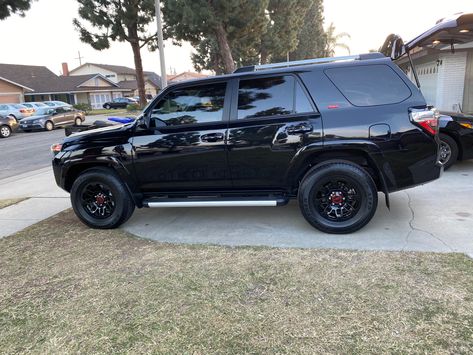 My new 2021 blacked out 4runner !! So in love ! Black 4runner Blacked Out, Black 4runner, 4runner Black, Car Ideas, Toyota 4runner, So In Love, Dream Car, Dream Cars, Toyota