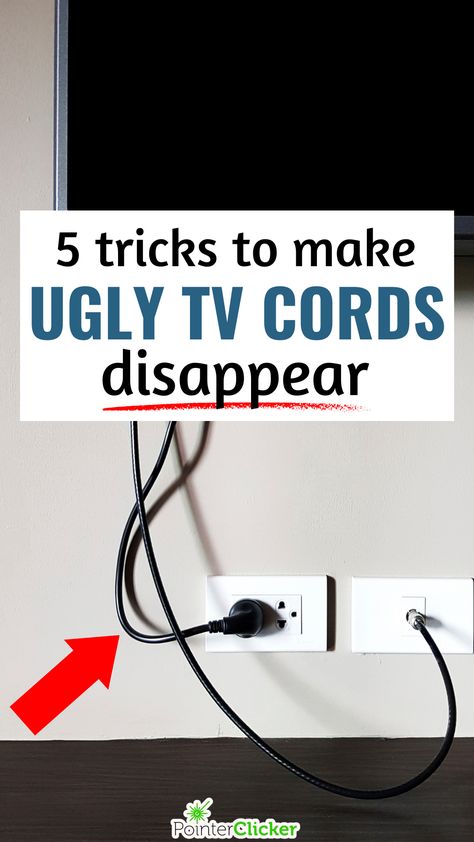 tricks to hide ugly tv cords Hiding Wires On Wall Creative Ideas, Diy Hide Tv Cords, Hide Cables On Wall, Cable Tidy Ideas, Hide Wires On Wall, Hiding Tv Cords On Wall, Hide Cords On Wall, Hide Tv Cable, Hide Cable Cords