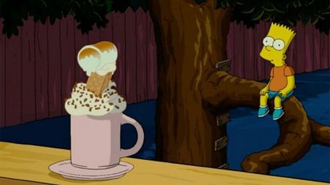 Cooking The Simpsons: Ned's Hot Cocoa - Paste Magazine Simpsons Hot Chocolate, Simpson Hot Chocolate, The Simpsons Hot Chocolate, Essen, Fictional Food, Disney Baking, Animated Food, Ned Flanders, The Simpsons Movie