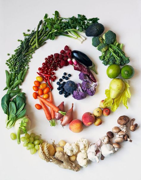 Food Styling, Vegetables Photography, Foto Logo, Rainbow Food, Fruit Photography, Fruit And Veg, Fruits And Veggies, Food Photo, Fruits And Vegetables