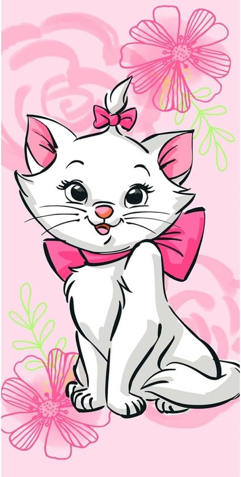 Jerry Fabrics Disney Aristocats Marie Bath Towel 70 x 140 cm : Amazon.co.uk: Home & Kitchen Marie Kitty, Pop Art Disney, Marie Disney, Disney Marie, Wallpaper Gatos, Disney Aristocats, Disney Pop Art, Aristocats Marie, Affiches D'art Déco