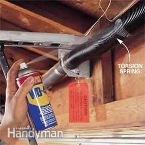 Garage Door Maintenance, Garage Workshop Organization, Overhead Garage Door, Garage Door Springs, Diy Garage Door, Garage Door Makeover, Home Maintenance Checklist, Garage Door Design, Garage Door Repair