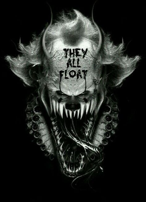 They shall float - Horror | Clown horror, Horror drawing, Horror artwork Penny Wise Clown, Pennywise Tattoo, Art Sinistre, Es Pennywise, Clown Horror, Horror Drawing, Clown Tattoo, Pennywise The Clown, Tattoo Hals