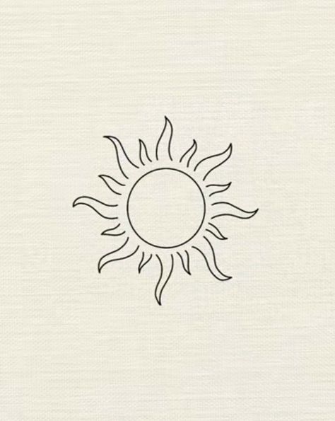 Helios Tattoo Sun, Sun Spine Tattoo, Tiny Sun Tattoo, Small Sun Tattoo, Simple Sun Tattoo, Tattoo Sonne, Sun Tattoo Small, Wörter Tattoos, Sunshine Tattoo