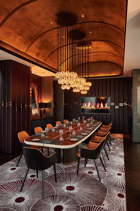 Private Dining Room Restaurant, Luxury Restaurant Interior, Vip Room, Luxury Restaurant, Hotel Interior Design, Private Dining Room, Lounge Design, Cafe Interior Design, Luxury Dining