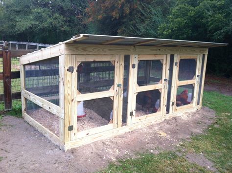 Last year I was looking around for some pics of breeding pens and had a hard time finding what... Rooster Pen, Poultry Breeding Pens, Chicken Breeding, Cage Hamster, Raising Turkeys, Portable Chicken Coop, Chicken Pen, Diy Chicken Coop Plans, Urban Chickens