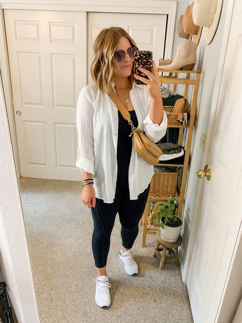 Easy Mom Outfits Plus Size, Summer Mom Outfits Midsize, Casual Mom Style Plus Size, Sunny Outfits Casual, Plus Size Summer Mom Outfits, Mom Casual Outfits Summer, Apple Body Summer Outfits, Casual Mom Outfits Summer Plus Size, Plus Size Summer Casual Outfits