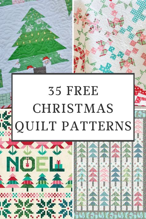 Delve into the festive spirit with these 35 exquisite FREE Christmas quilt patterns! Uncover a treasure trove of designs, from traditional to modern, perfect to infuse warmth and joy into your holiday decoration. From easy projects for beginners to complex patterns for the seasoned quilter, there's something for all skill levels. Start creating your holiday masterpiece today! Winter Quilting Projects, Christmas Ornament Quilt Block Pattern, 12 Days Of Christmas Quilt Pattern, Christmas Quilt Modern, Farmhouse Christmas Quilt Pattern, Christmas Quilt Blocks Easy, Snowman Quilt Blocks Free Pattern, Christmas Quilt Ideas Easy, Free Motion Christmas Quilting Designs