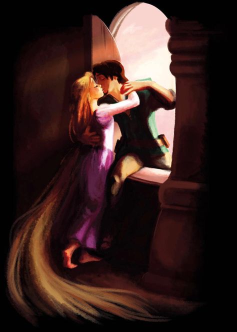 Flynn Rider, Eugene And Rapunzel, Flynn Rider And Rapunzel, Punk Disney Princesses, Disney Princess Artwork, Rapunzel And Flynn, Punk Disney, Rapunzel And Eugene, Mulan Disney