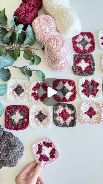 Michelle Moore on Instagram: "Comment EASY for the step-by-step tutorial 🎉 Crochet this Easy Granny Square Cardigan featuring the Join-as-you-go technique! 🧶🧶🧶 #mjsoffthehookdesigns #crocheting #grannysquare #grannysquarecardigan #joinasyougocrochet  #freecrochetpattern" Granys Squares Cardigan, Easy Granny Square Sweater, Squares Cardigan, Square Sweater, Easy Granny Square, Granny Square Cardigan, Square Cardigan, Granny Square Sweater, Tutorial Crochet