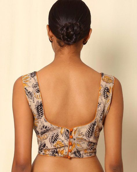 Buy Beige Indie Picks Kalamkari Print Cotton Sleeveless Blouse Cotton Blouse Pattern, Ikat Blouse Designs, Cotton Sleeveless Blouse, Sleeveless Blouse Designs, Kalamkari Print, Ikat Blouse, Kalamkari Blouse, Cotton Blouse Design, Saree Blouse Neck Designs