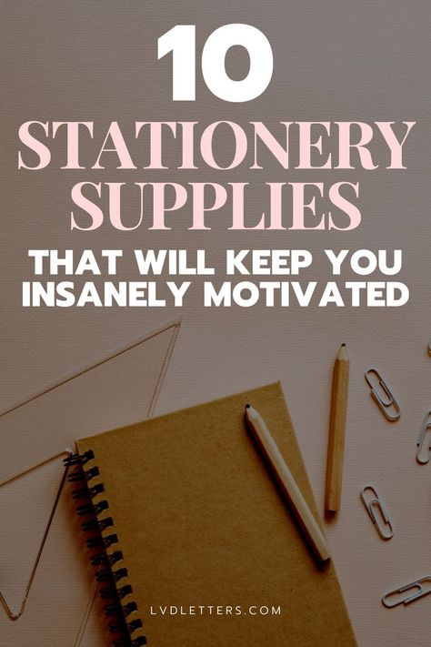 10 stationery supplies that will keep you insanely motivated. Picture of notebook, ruler, pencils, and paper clips sitting on college student's dorm room desk Essential Stationary For College, Student Essentials Aesthetic, Stationery For College, College Stationary Essentials, College Stationery Essentials, University Essentials School Supplies, Aesthetic College Supplies, College Supplies Aesthetic, Stationary For College