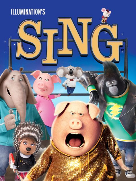 I thought you might be interested in this page from Amazon. Sing 2016, Summer Movies, Mike Mitchell, Sing Movie, Sing Sing, Singing Competitions, Film Disney, Movies 2016, Film D'animation
